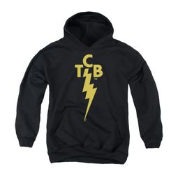 Elvis Presley Youth Hoodie TCB Logo Yellow Black Kids Hoody