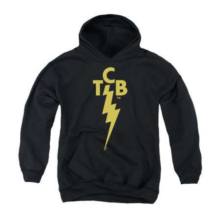 Elvis Presley Youth Hoodie TCB Logo Yellow Black Kids Hoody