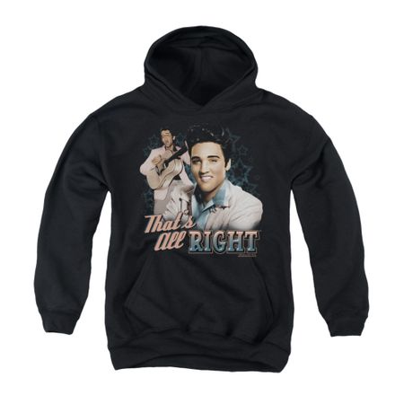 Elvis Presley Youth Hoodie That's All Right Black Kids Hoody