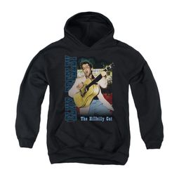 Elvis Presley Youth Hoodie The Hillbilly Cat Black Kids Hoody Elvis Presley Youth Hoodie The Hillbilly Cat Black Kids Hoody