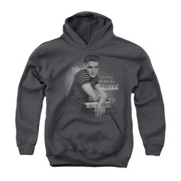 Elvis Presley Youth Hoodie Trouble Charcoal Kids Hoody Elvis Presley Youth Hoodie Trouble Charcoal Kids Hoody
