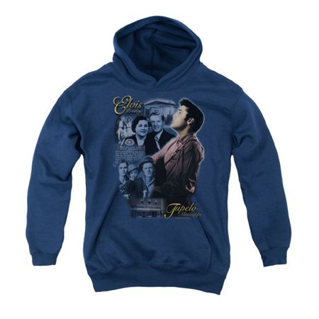 Elvis Presley Youth Hoodie Tupelo Navy Kids Hoody