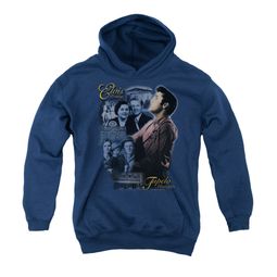 Elvis Presley Youth Hoodie Tupelo Navy Kids Hoody