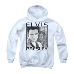 Elvis Presley Youth Hoodie Up Front White Kids Hoody Elvis Presley Youth Hoodie Up Front White Kids Hoody