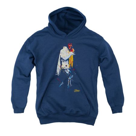 Elvis Presley Youth Hoodie Yellow Scarf Navy Kids Hoody