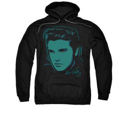 Elvis Presley Youth Hoodie Young Dots Black Kids Hoody