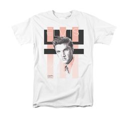 Elvis Shirt Retro 50s Classic Rock White Tee T-Shirt Elvis Shirt Retro 50s Classic Rock White Tee T-Shirt
