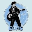 Elvis T-shirt - 45 RPM Classic - Light Blue