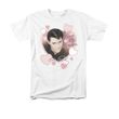 Elvis T-shirt - Classic Rock King Love Me Tender - White
