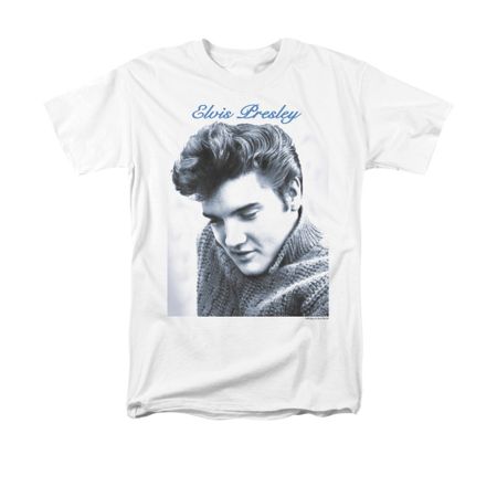 Elvis T-shirt - Classic Rock King Script Sweater Classic Rock - White