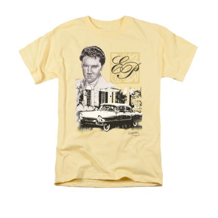 Elvis T-shirt - EP Classic Retro - Pina Colada Color
