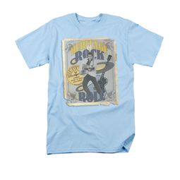 Elvis T-shirt - Heritage Of Rock Poster - Blue