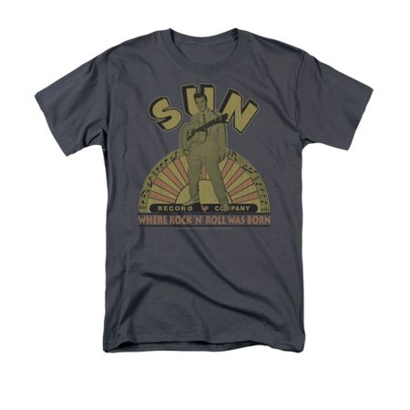 Elvis T-shirt - Original Son - Charcoal