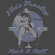 Elvis T-shirt - Rock & Roll Classic - Charcoal Grey