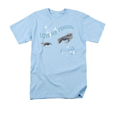 Elvis T-shirt -Tender Eyes Classic Rock - Light Blue