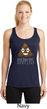 Emoji Shit Happens Ladies Dry Wicking Racerback Tank Top