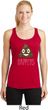 Emoji Shit Happens Ladies Dry Wicking Racerback Tank Top