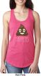 Emoji Shit Happens Ladies Ideal Tank Top