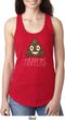 Emoji Shit Happens Ladies Ideal Tank Top