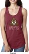 Emoji Shit Happens Ladies Ideal Tank Top