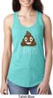 Emoji Shit Happens Ladies Ideal Tank Top