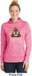 Emoji Shit Happens Ladies Moisture Wicking Hoodie
