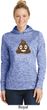 Emoji Shit Happens Ladies Moisture Wicking Hoodie