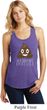 Emoji Shit Happens Ladies Racerback Tank Top