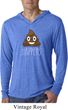 Emoji Shit Happens Lightweight Hoodie Shirt