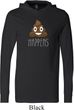 Emoji Shit Happens Lightweight Hoodie Tee