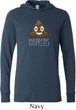 Emoji Shit Happens Lightweight Hoodie Tee