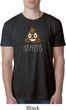 Emoji Shit Happens Mens Burnout Shirt