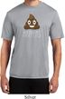 Emoji Shit Happens Mens Moisture Wicking Shirt