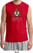 Emoji Shit Happens Mens Muscle Shirt