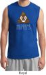Emoji Shit Happens Mens Muscle Shirt