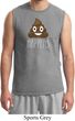 Emoji Shit Happens Mens Muscle Shirt