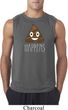 Emoji Shit Happens Mens Sleeveless Shirt