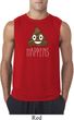 Emoji Shit Happens Mens Sleeveless Shirt