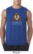 Emoji Shit Happens Mens Sleeveless Shirt