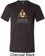 Emoji Shit Happens Mens Tri Blend Crewneck Shirt