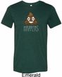 Emoji Shit Happens Mens Tri Blend Crewneck Shirt