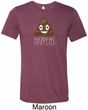 Emoji Shit Happens Mens Tri Blend Crewneck Shirt