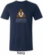 Emoji Shit Happens Mens Tri Blend Crewneck Shirt