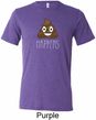 Emoji Shit Happens Mens Tri Blend Crewneck Shirt