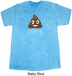 Emoji Shit Happens Mineral Tie Dye Shirt