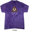 Emoji Shit Happens Mineral Tie Dye Shirt