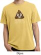 Emoji Shit Happens Pigment Dyed Shirt