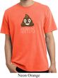 Emoji Shit Happens Pigment Dyed Shirt