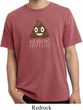Emoji Shit Happens Pigment Dyed Shirt