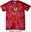 Emoji Shit Happens Spider Tie Dye Shirt